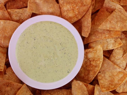 Girls Chips and queso