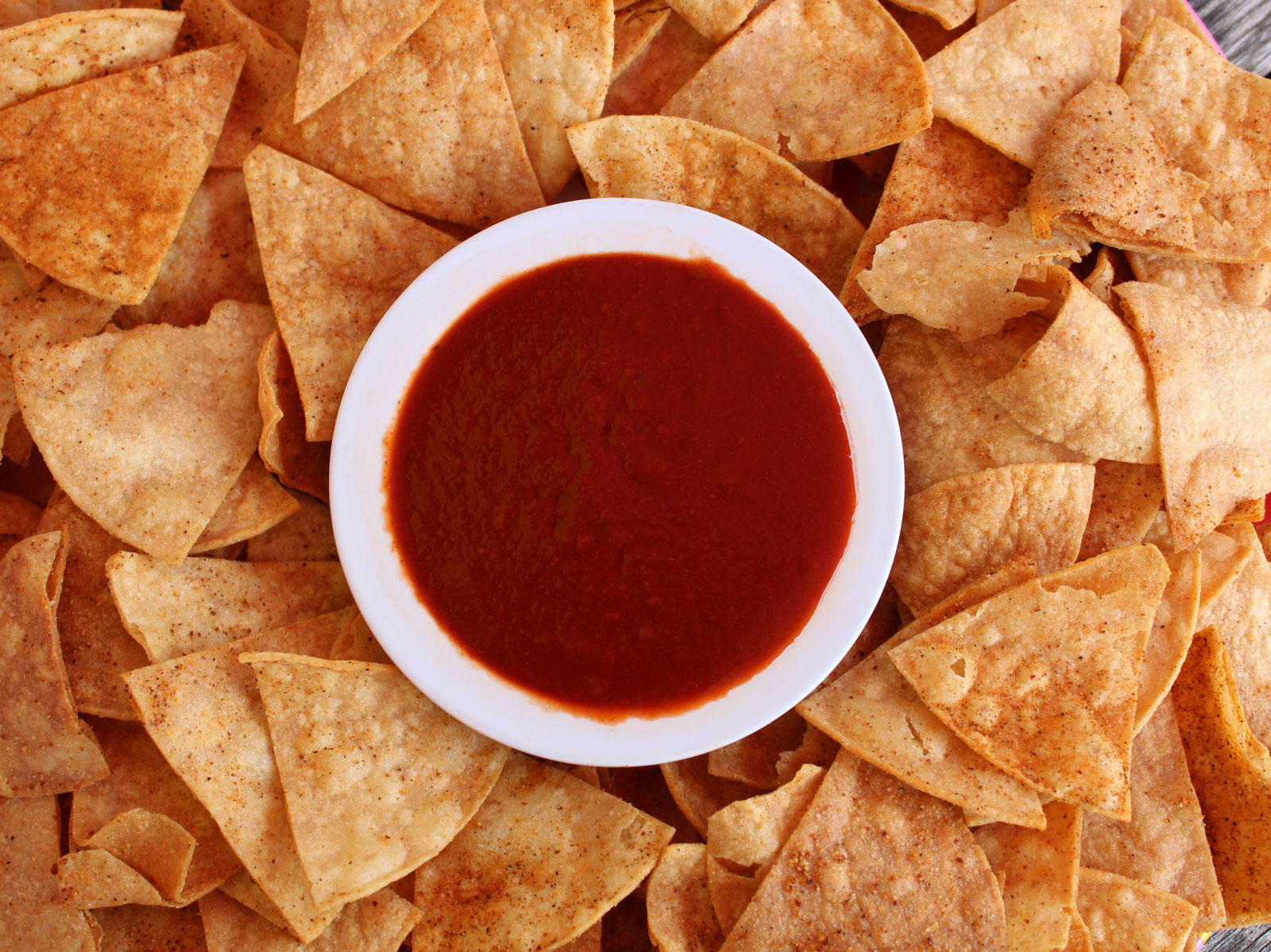 Girls Chips - tortilla chips and salsa
