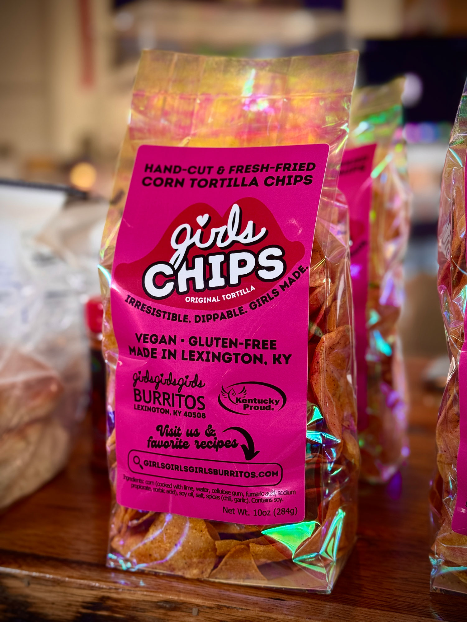 Bag of Girls Chips Tortilla Chips