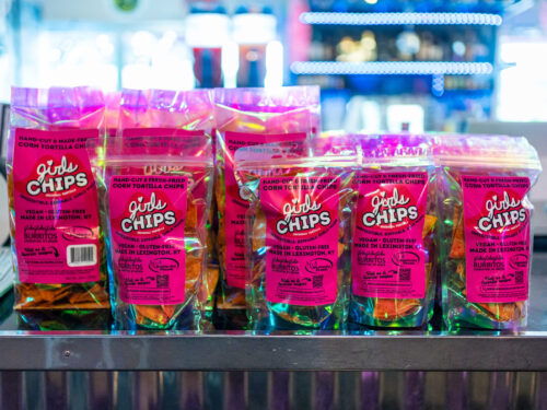 An Assortment of bags of Girls Chips