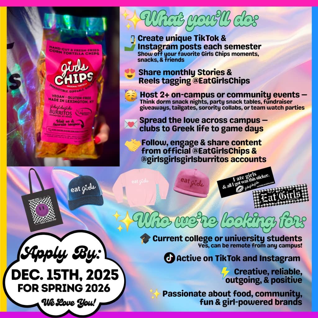 Ad for Girls Brand Ambassador Program